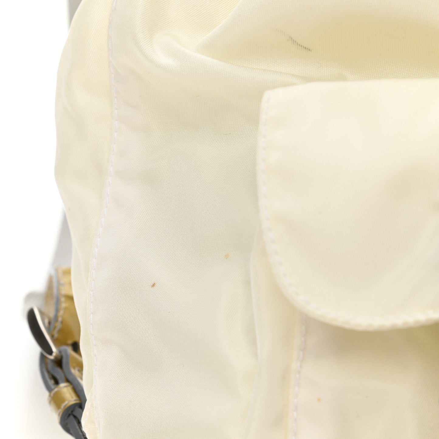 Nylon Vela Backpack White