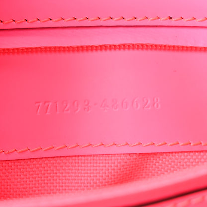 Gucci Rubber Effect Monogram GG Crossbody Bag Fluorescent Fuchsia 7 of 10