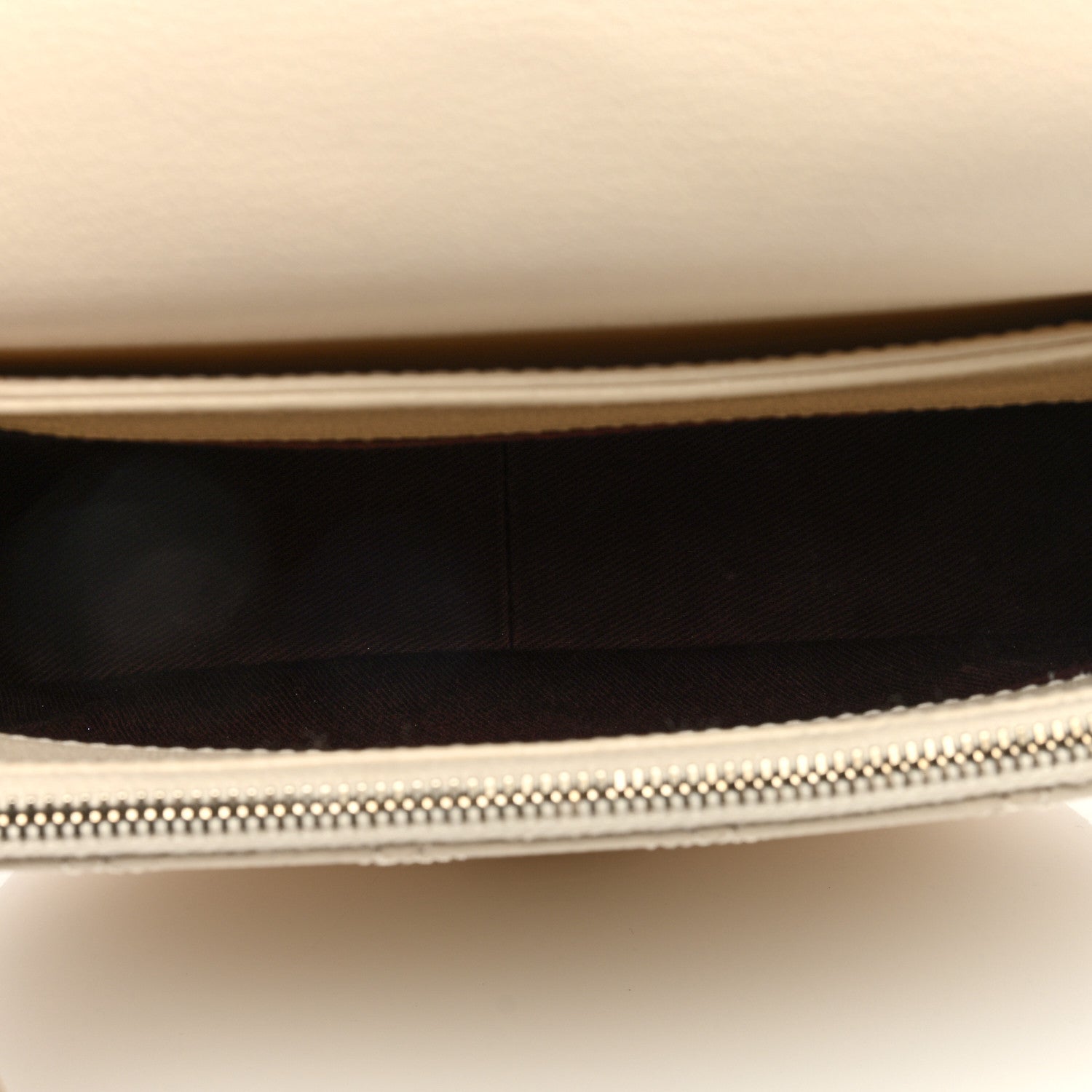 Chanel Shiny Calfskin Goatskin Quilted Small Coco Curve Messenger Flap White 5 of 9