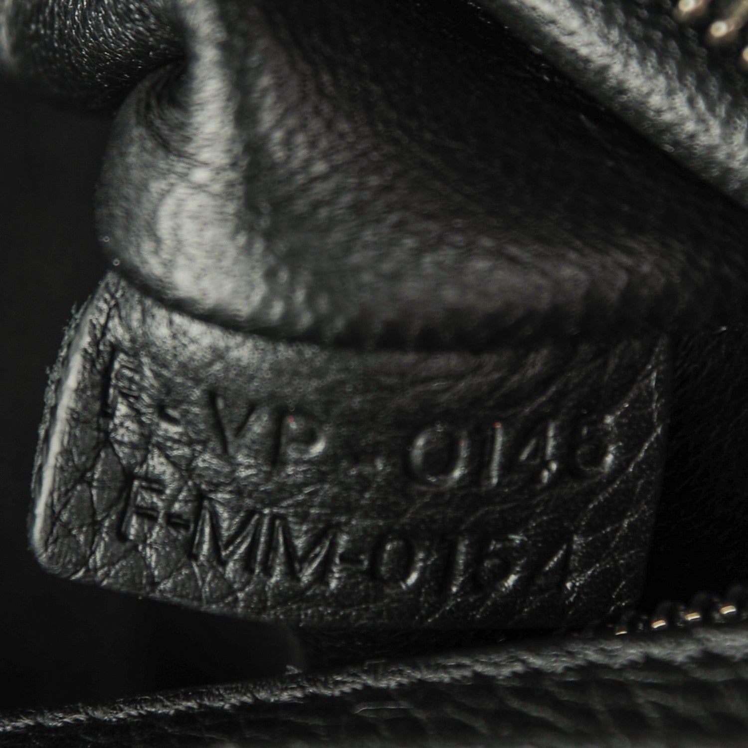 Celine Drummed Calfskin Suede Small Trapeze Black 8 of 8