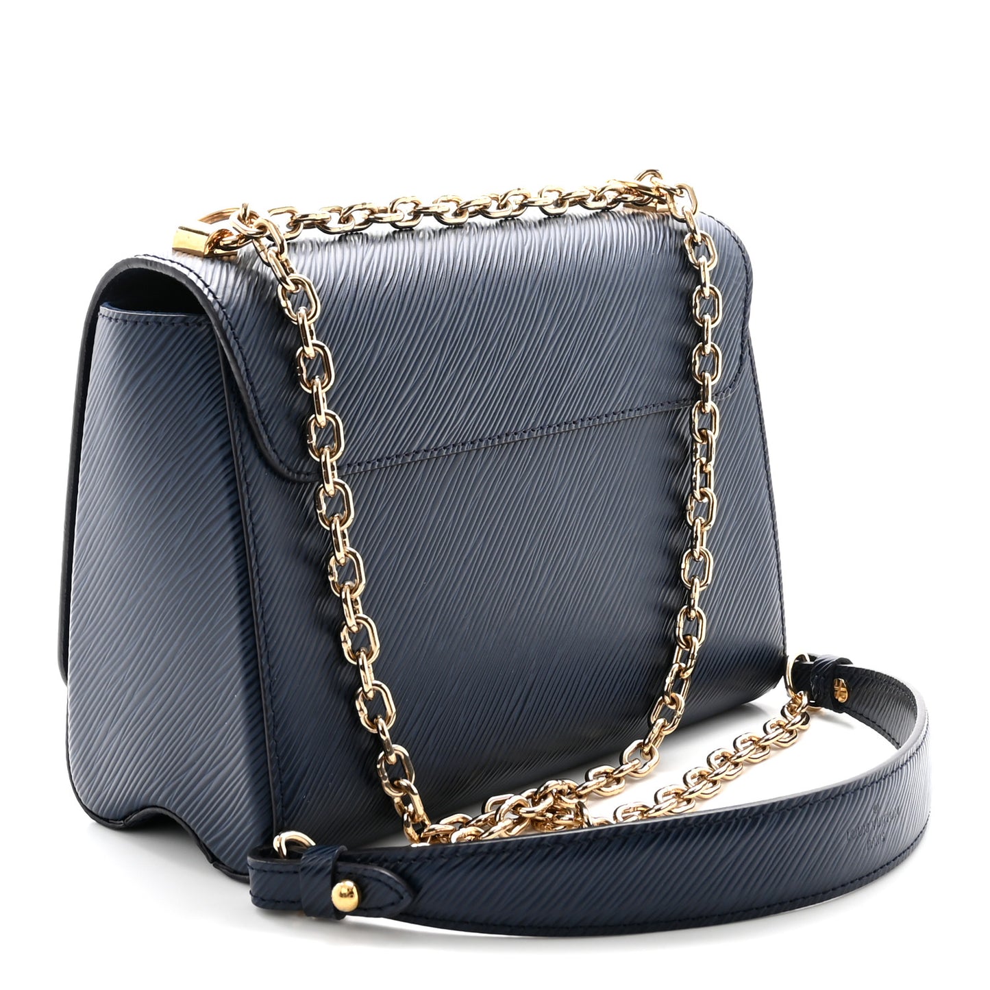 Epi Twist Shoulder Bag MM Indigo
