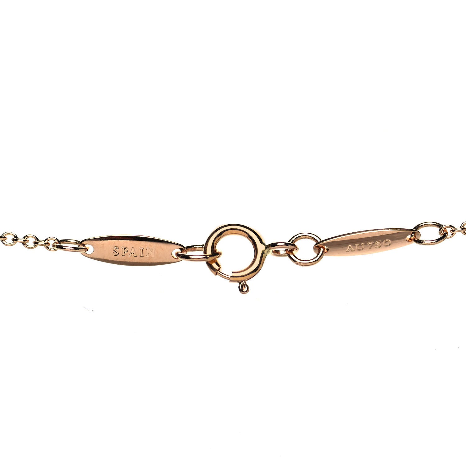 Tiffany 18K Rose Gold 16mm Elsa Peretti Open Heart Pendant Necklace 5 of 6