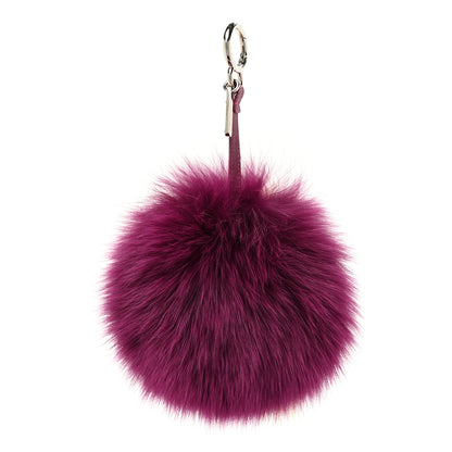 Fendi Fox Fur Shiny Nappa Bi-Color P ABCharm Bag Charm Fucsia Giallo Ciclamino 2 of 4
