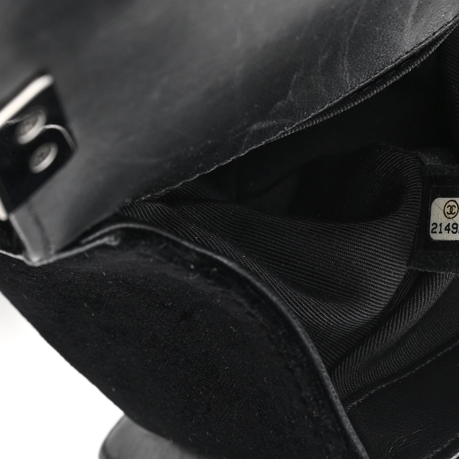 Chanel Velvet Quilted Small Boy Flap Black 7 of 11