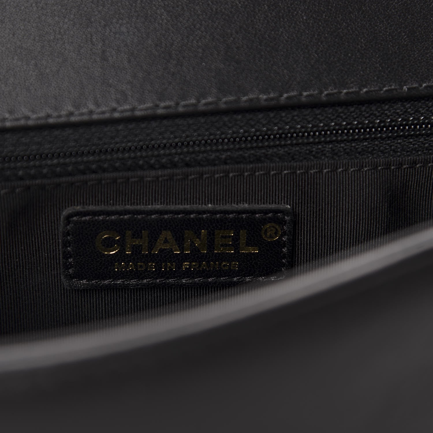 Chanel Calfskin Quilted New Medium Boy Top Handle Flap Black 8 of 10