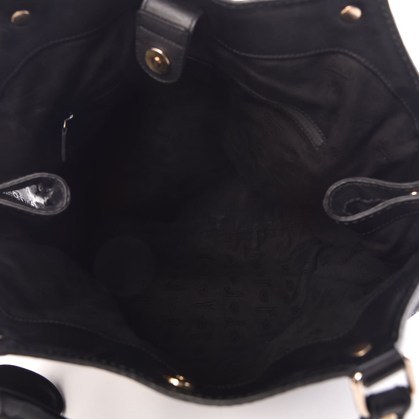 Guccissima Large Sukey Tote Black