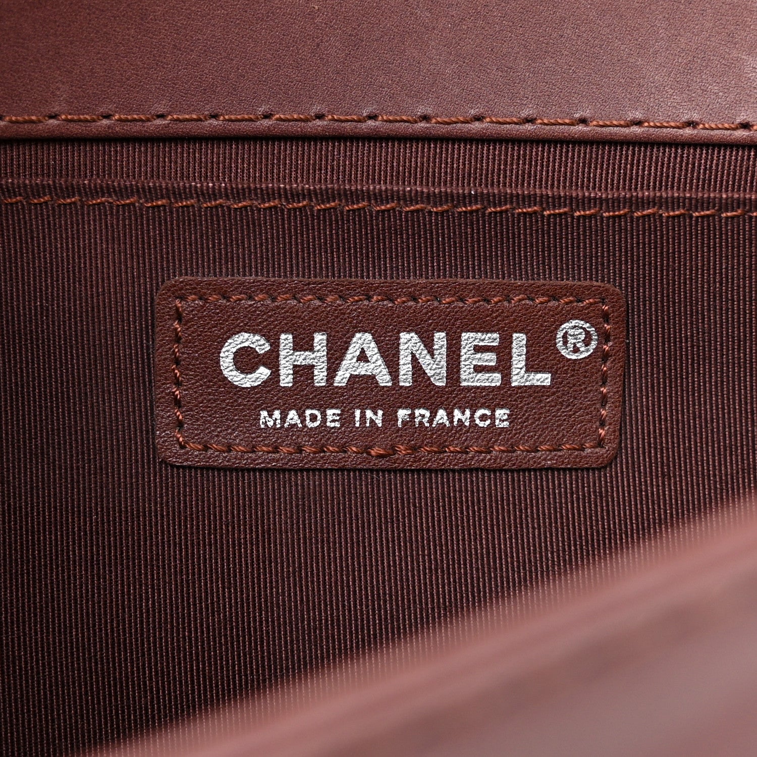 Chanel Calfskin Stitched Medium Boy Flap Brown 5 of 12