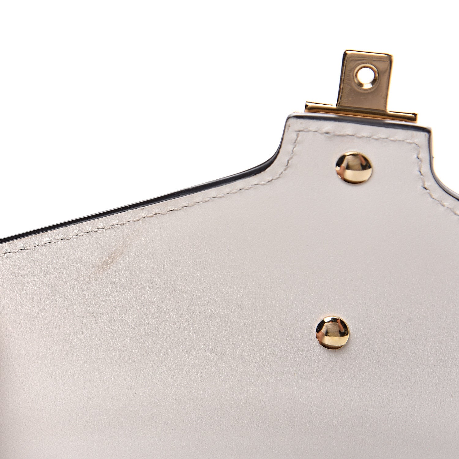 Gucci Calfskin Mini Sylvie Chain Shoulder Bag White 8 of 11