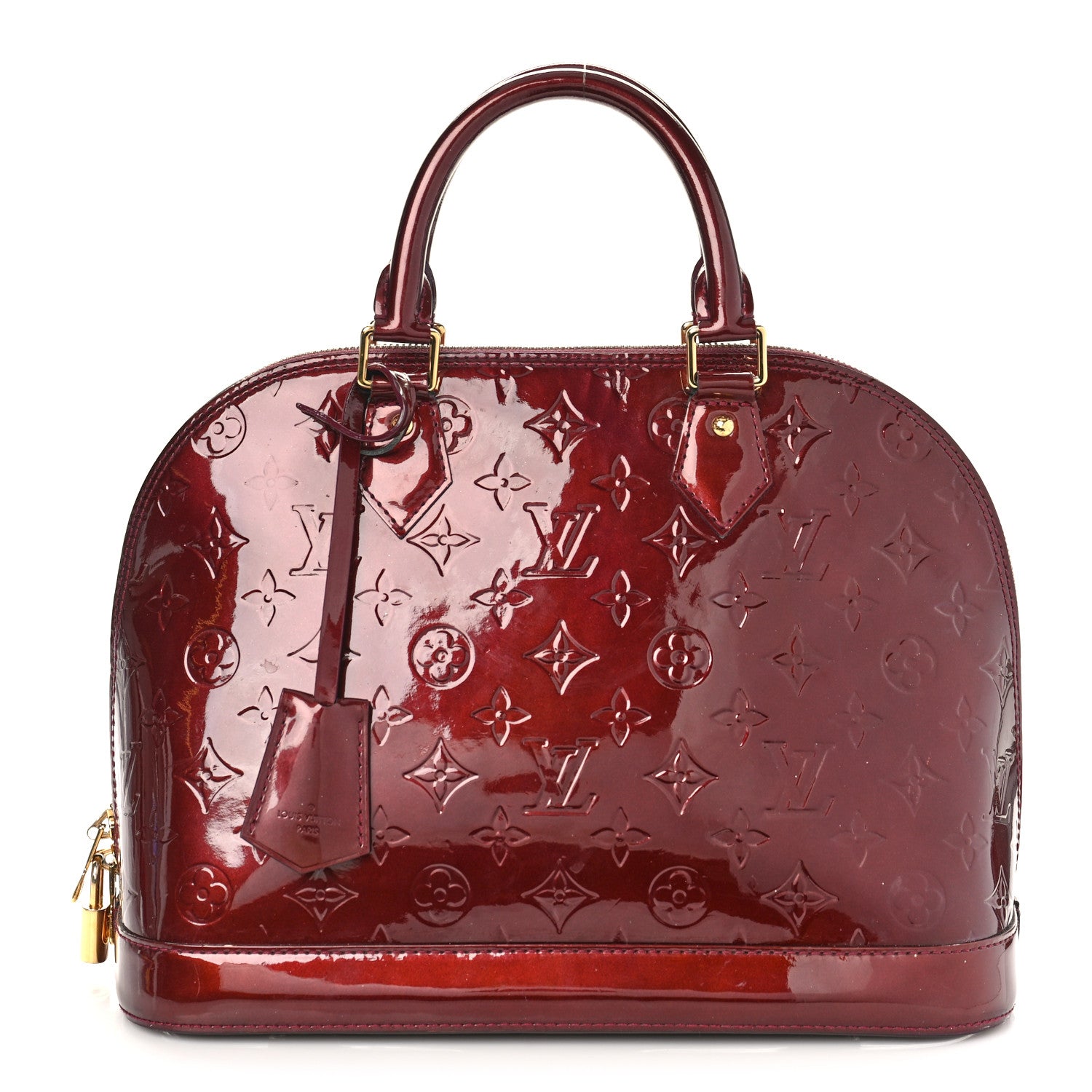 Louis Vuitton Vernis Alma PM Rouge Fauviste 1 of 9