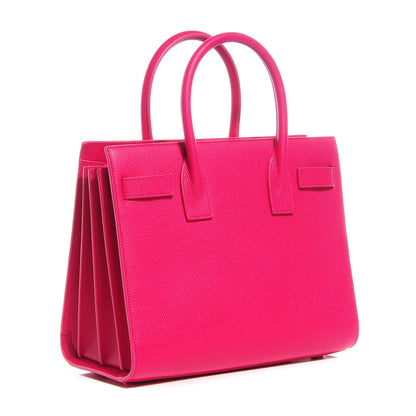 Saint Laurent Calfskin Baby Sac De Jour Lipstick Fuchsia 3 of 8