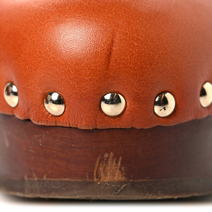 Chanel Calfskin Camellia Clogs 36 Brown 10 of 11