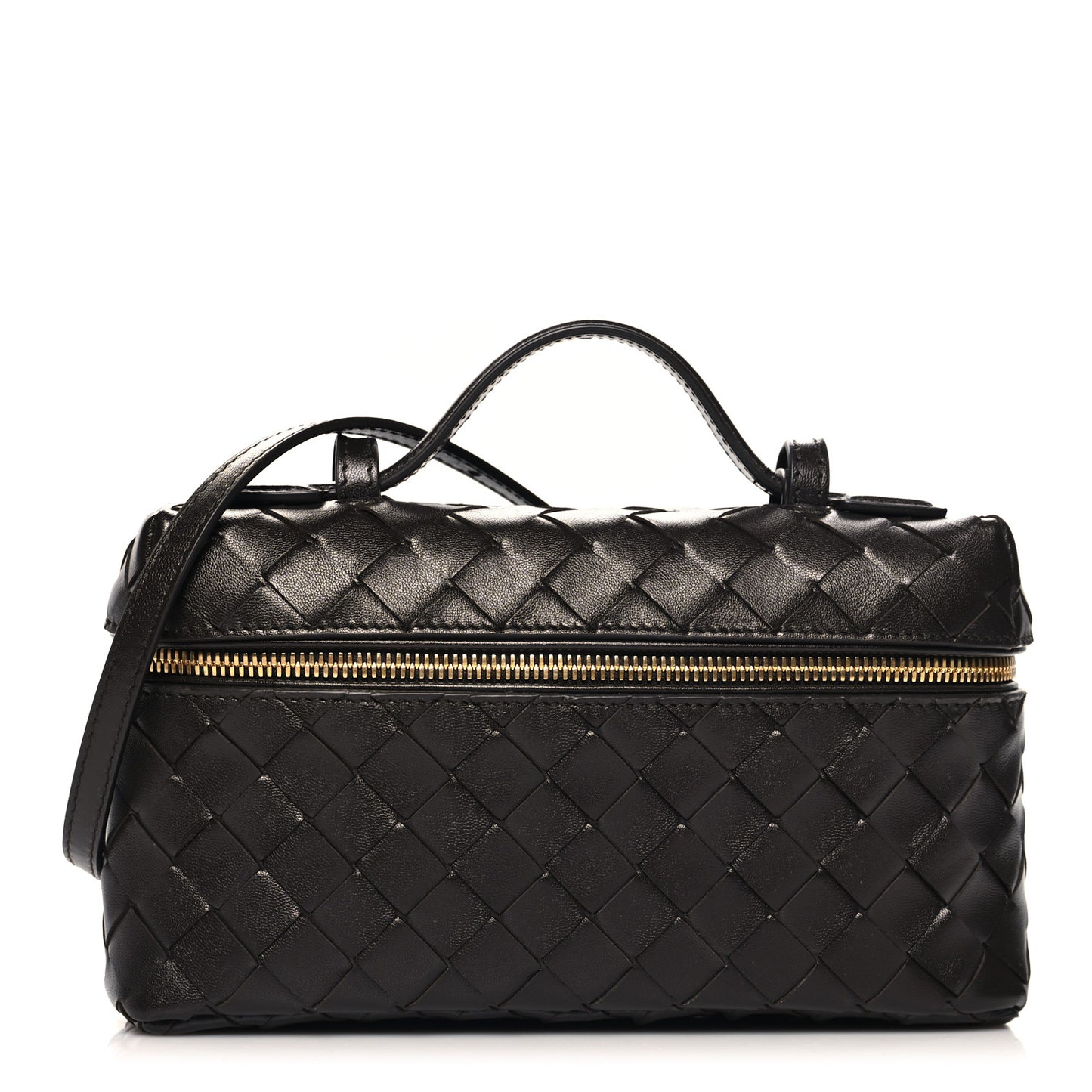 Calfskin Intrecciato Bang Bang Vanity Case Fondant