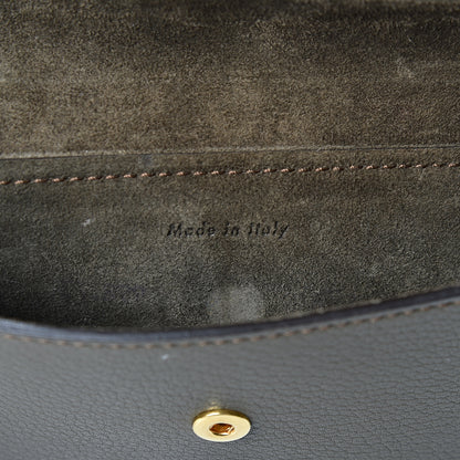 Celine Smooth Calfskin Tie Knot Companion Pouch Dark Khaki 5 of 7