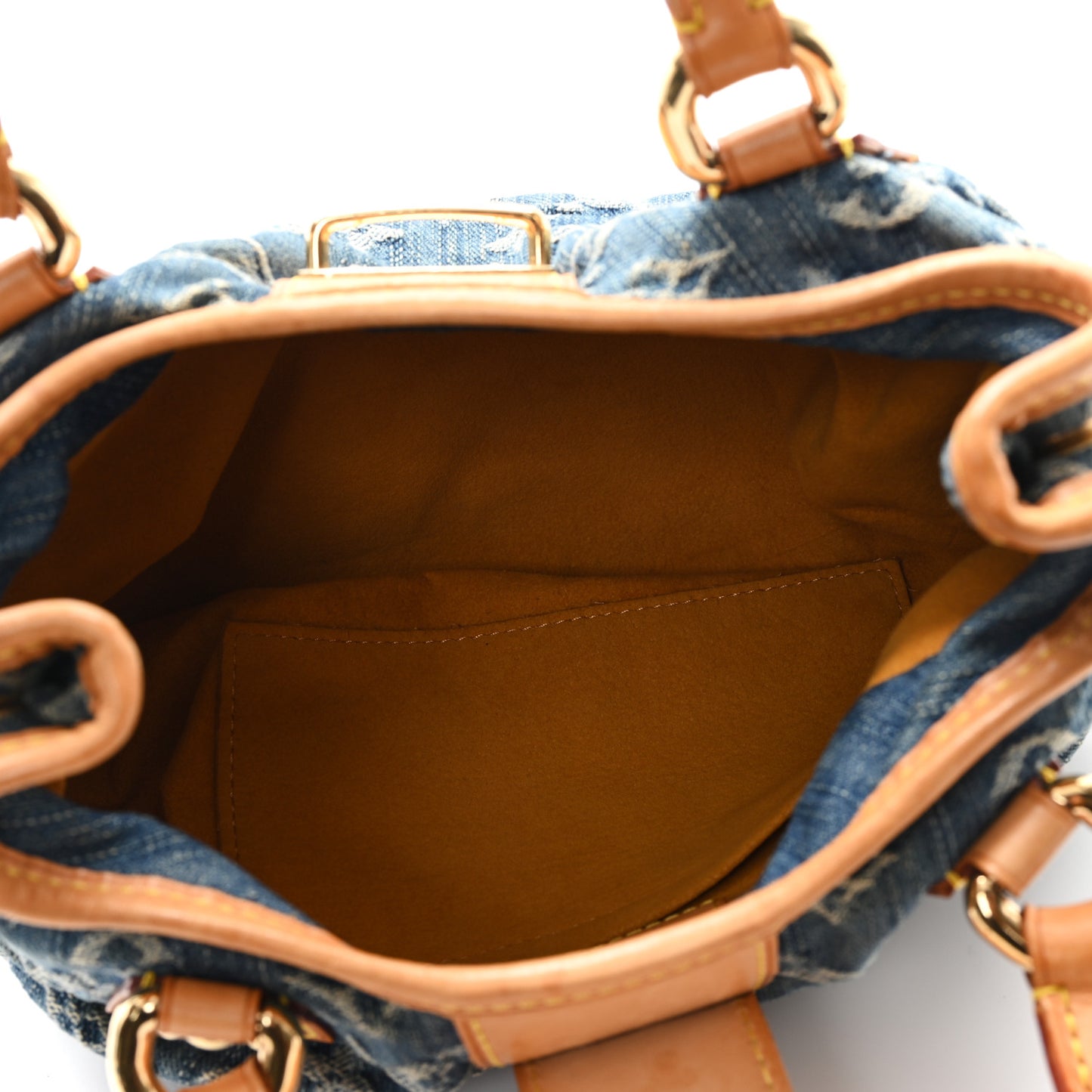 Monogram Denim Pleaty Blue