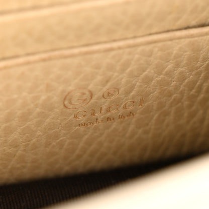 Gucci Dollar Calfskin Interlocking G Chain Wallet Ivoire Ivoire 6 of 13