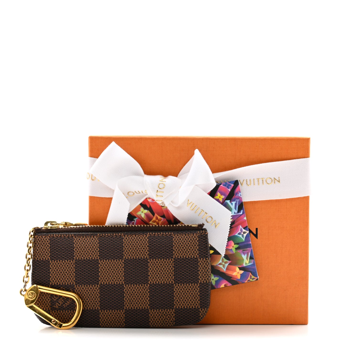 Damier Ebene Key Pouch