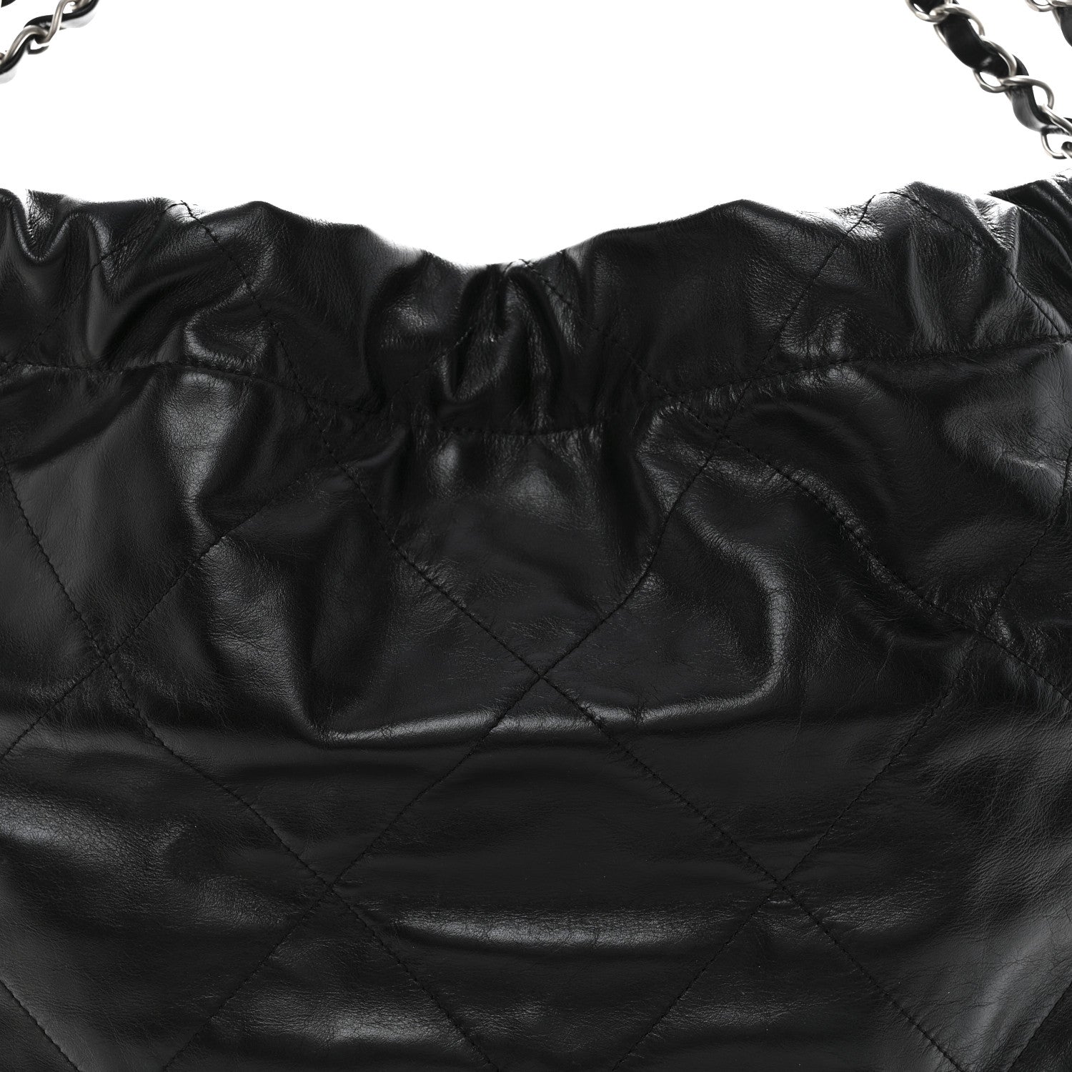 Chanel Shiny Calfskin Quilted Chanel 22 Black 9 of 11