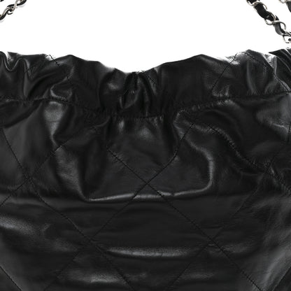 Chanel Shiny Calfskin Quilted Chanel 22 Black 9 of 11