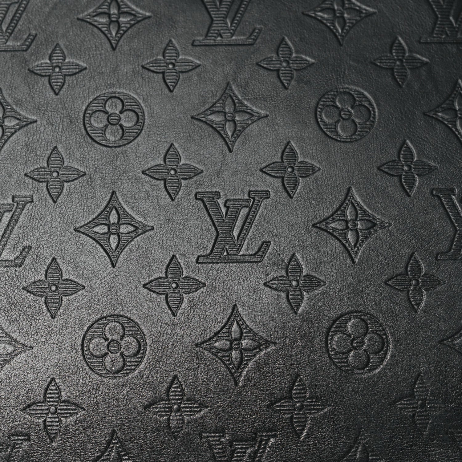 Louis Vuitton Calfskin Monogram Shadow Discovery Pochette Black 5 of 7