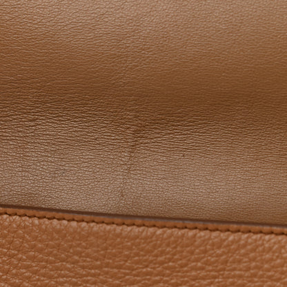 Prada Vitello Daino Flap Shoulder Bag Caramel 13 of 13