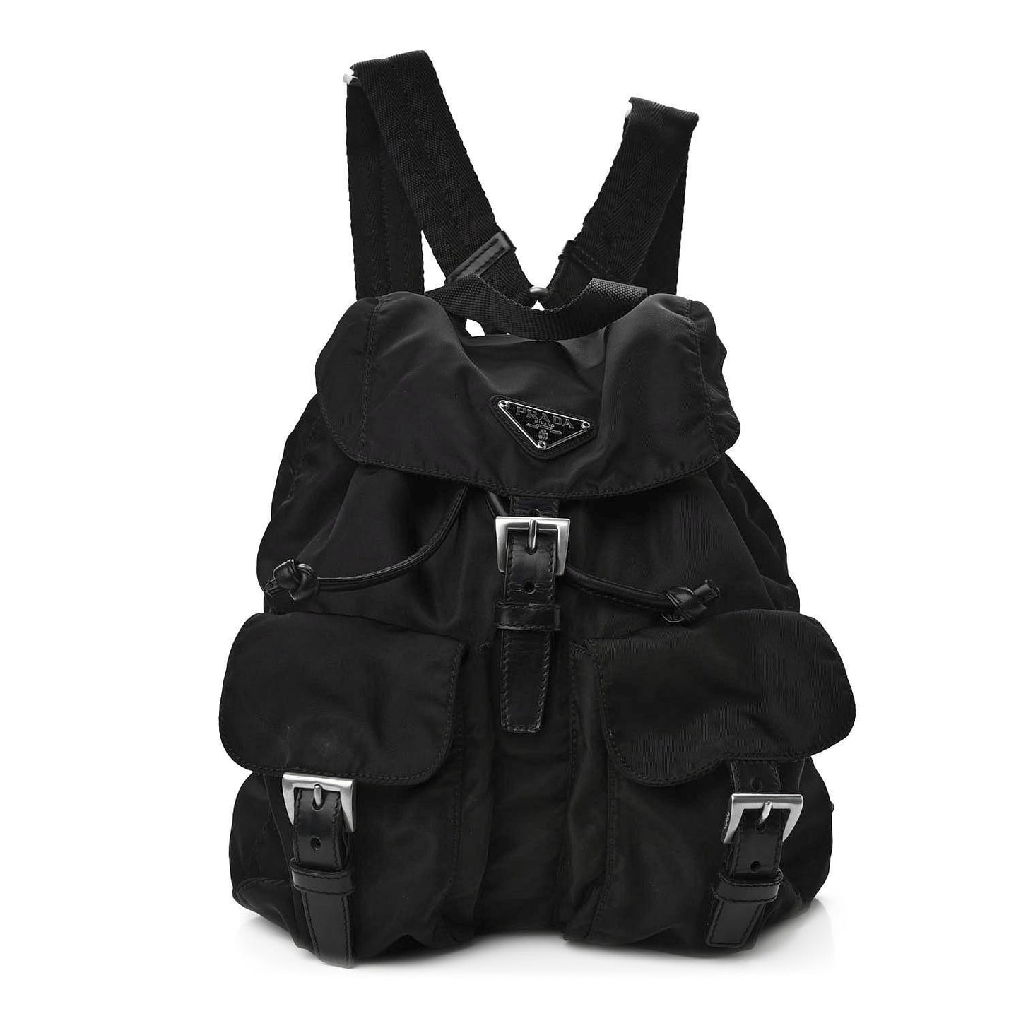 Tessuto Nylon Vela Small Backpack Black