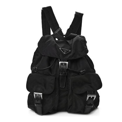Prada Tessuto Nylon Vela Small Backpack Black 1 of 9