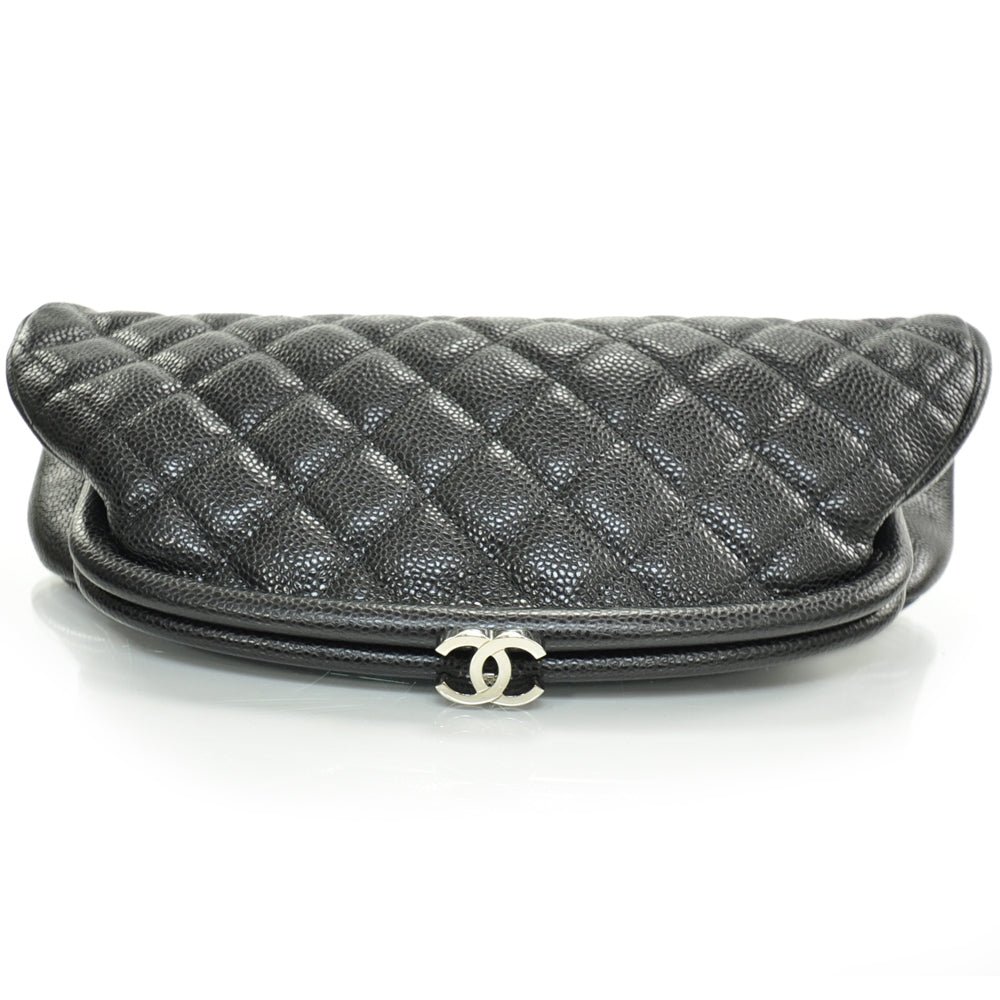 Chanel Caviar Quilted Timeless Clutch Black 5 of 11