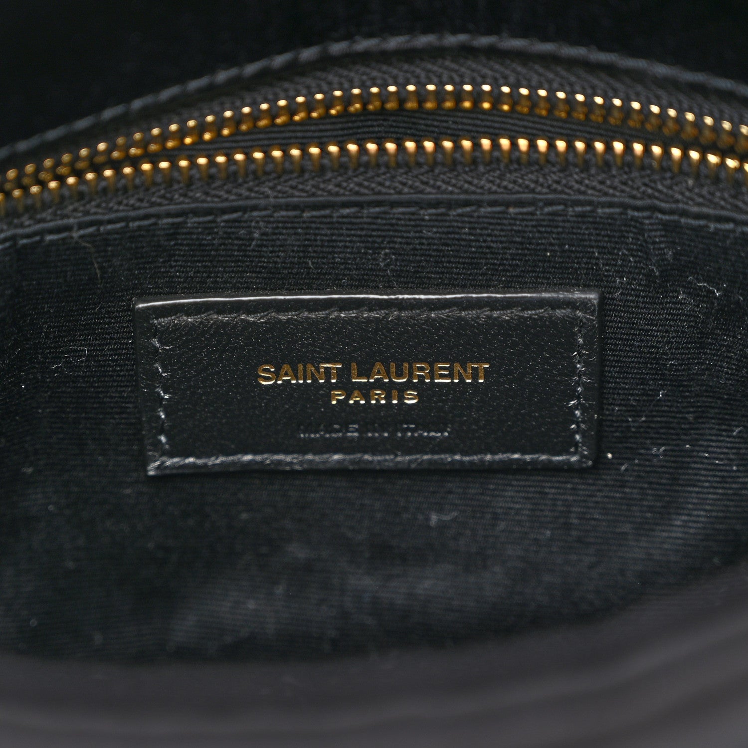 Saint Laurent Satin Quilted Toy Loulou Puffer Monogram Chain Satchel Black 6 of 10