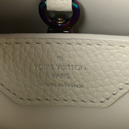 Louis Vuitton Taurillon Braided Chain Capucines BB Snow 6 of 8