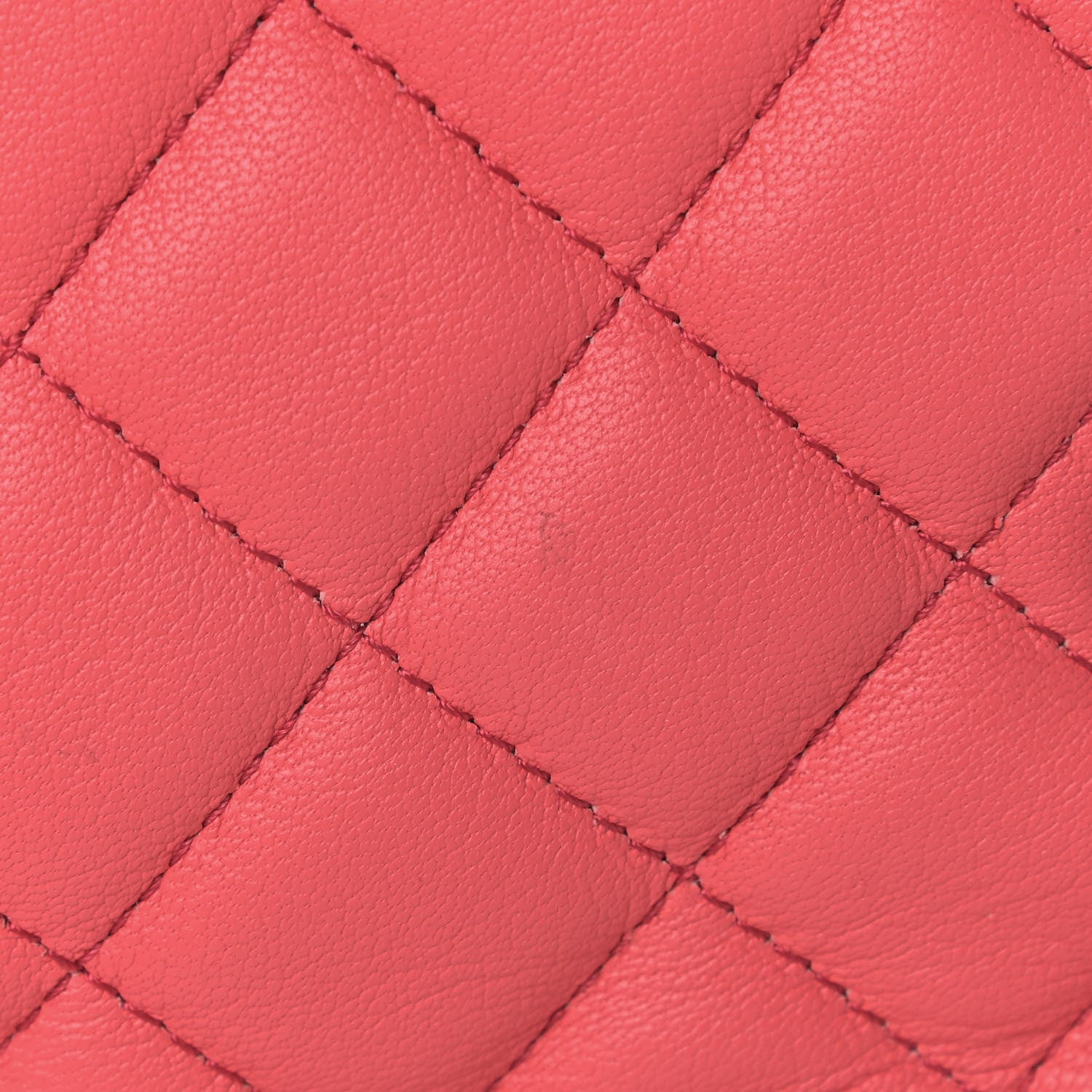 Chanel Lambskin Quilted Large Natural CC Flap Dark Pink 13 of 15