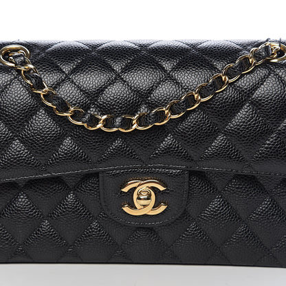 Chanel Caviar Quilted Small Double Flap Black 9 of 10