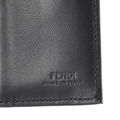 Fendi Vitello Liberty Lucido F is Fendi Compact Bi-Fold Wallet Black 6 of 7