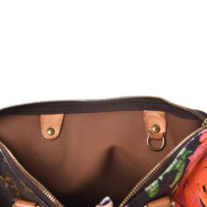 Louis Vuitton Monogram Roses Speedy 30 11 of 32