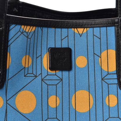 MCM Visetos Medium Project Reversible Shopper Tote Black 12 of 17