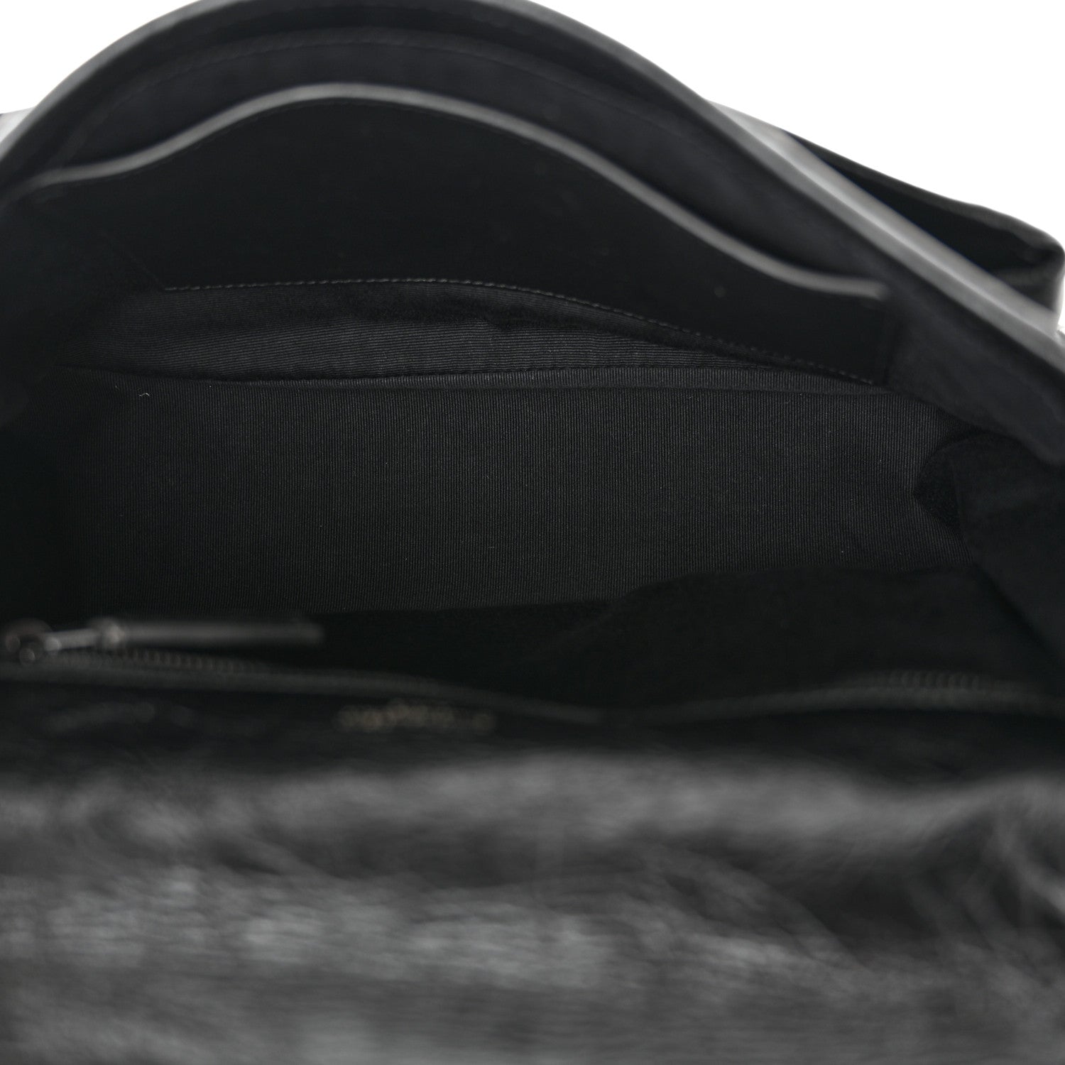 Saint Laurent Crinkled Calfskin Matelasse Monogram Medium Niki Chain Satchel Black 5 of 11