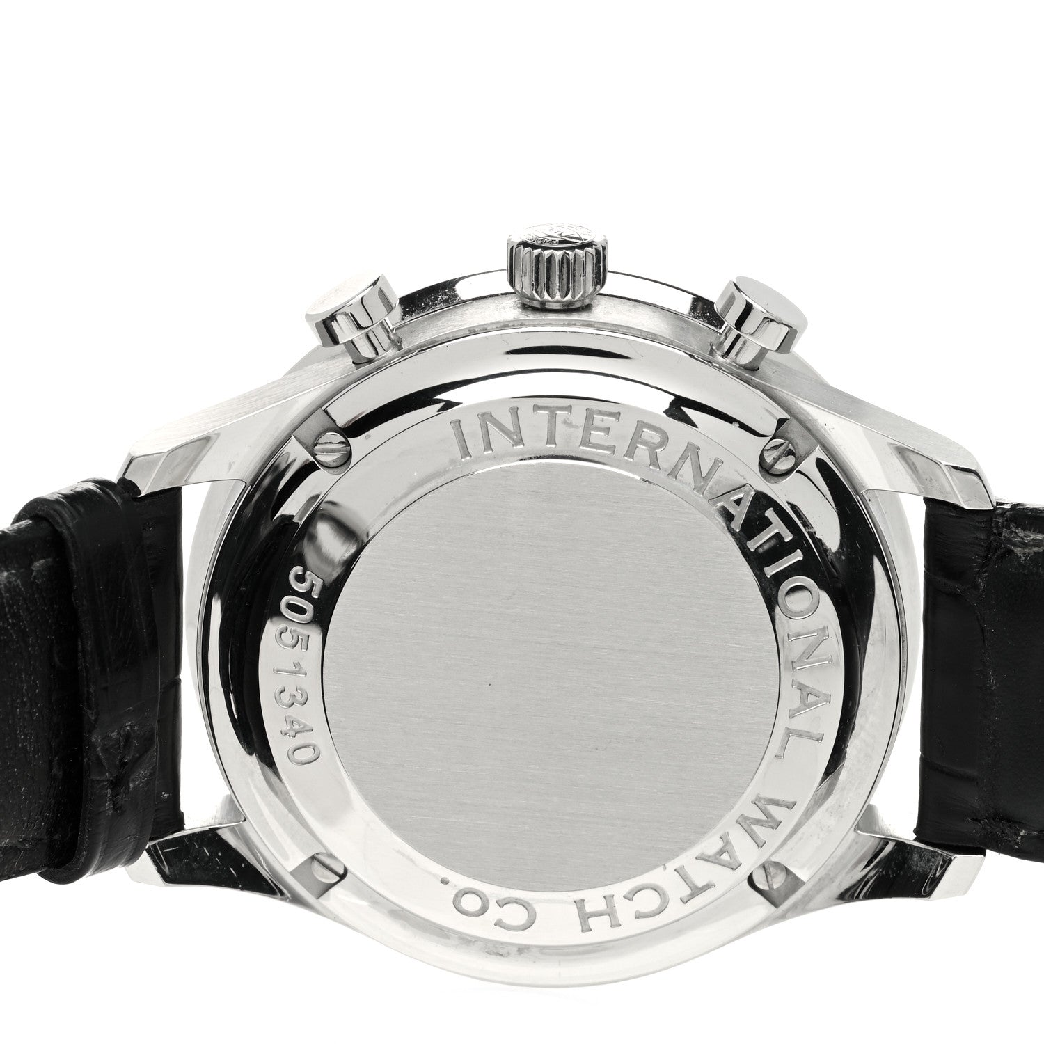 IWC Stainless Steel Alligator 40.9mm Portugieser Chronograph Automatic Watch IW371445 4 of 4