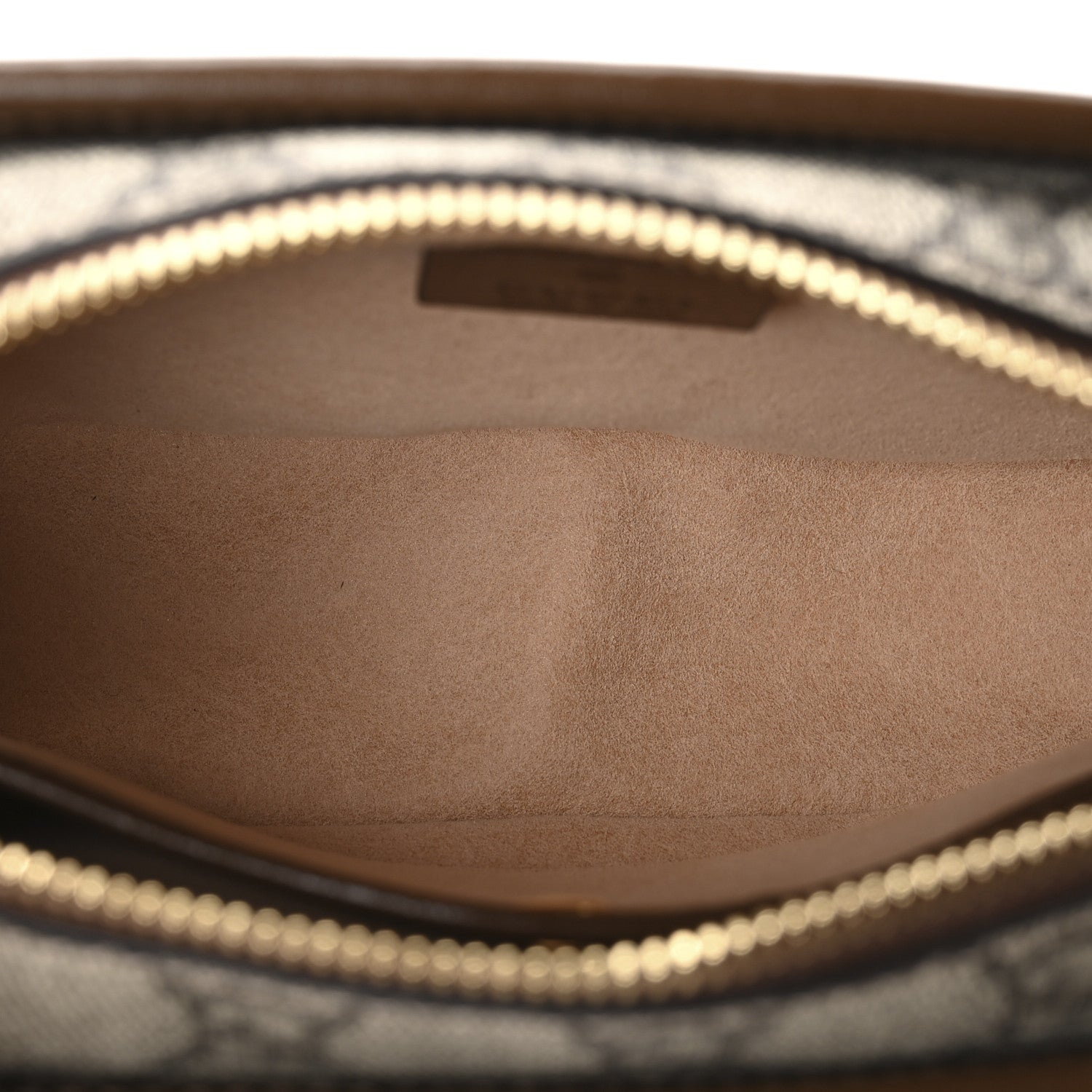 Gucci GG Supreme Monogram Azalea Calfskin Mini Retro Interlocking G Shoulder Bag Beige Ebony Brown Sugar 5 of 10