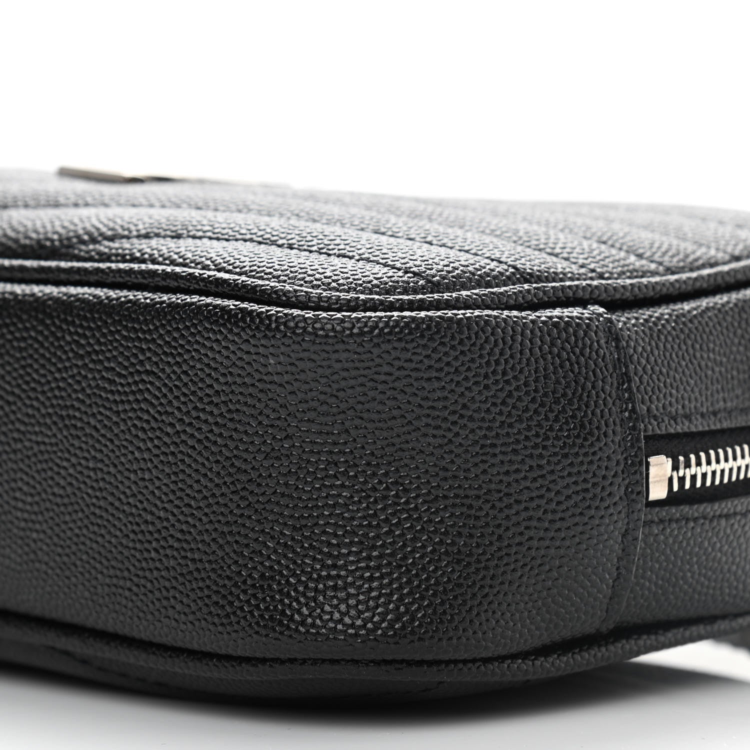 Saint Laurent Grain De Poudre Matelasse Monogram Mini Lou Camera Bag Black 9 of 9
