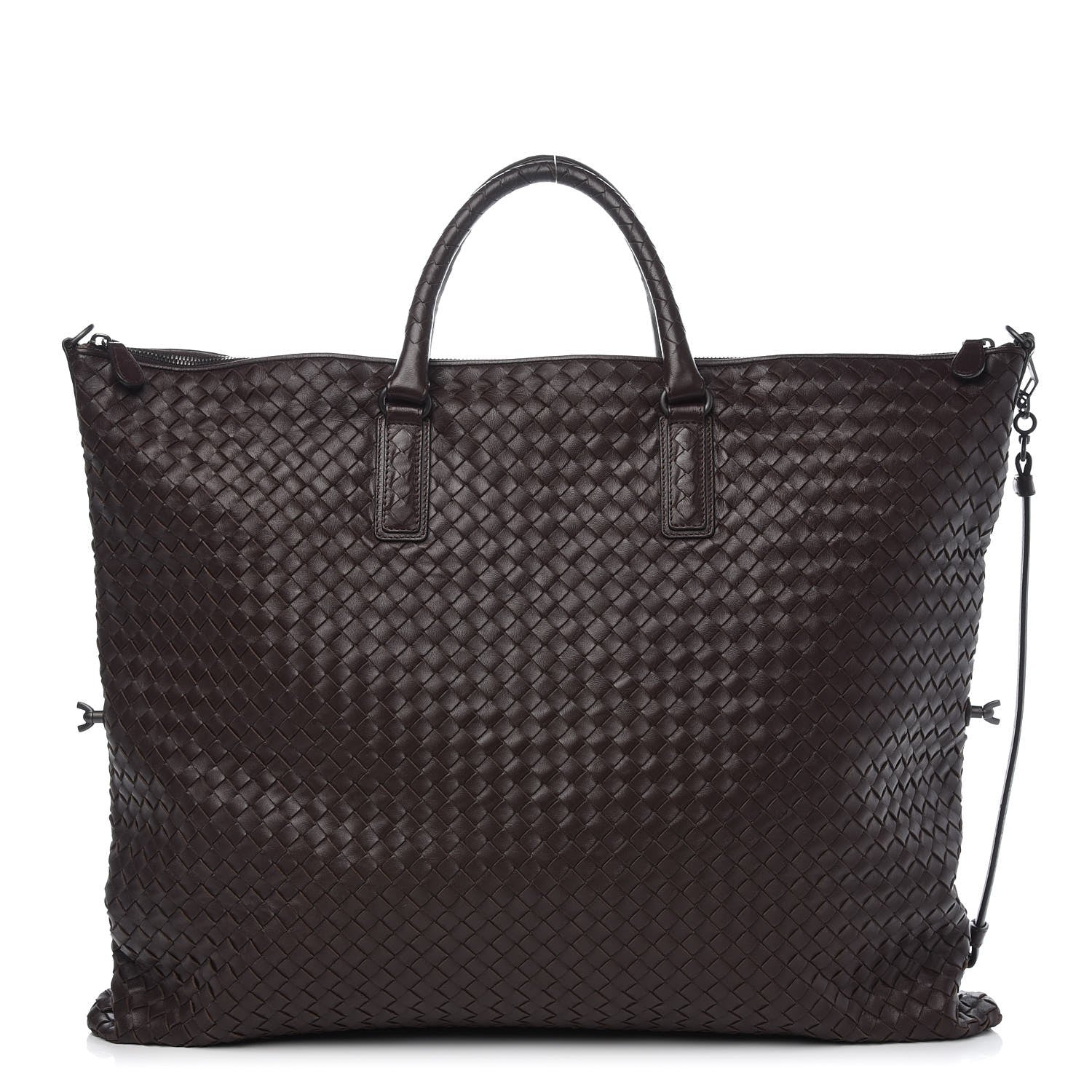 Bottega Veneta Nappa Intrecciato Maxi Convertible Tote Ebano 1 of 10