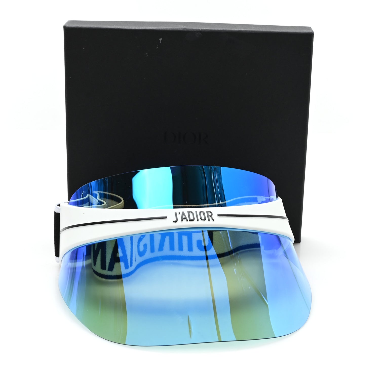 Mirrored DiorClub1 Sun Visor  Blue