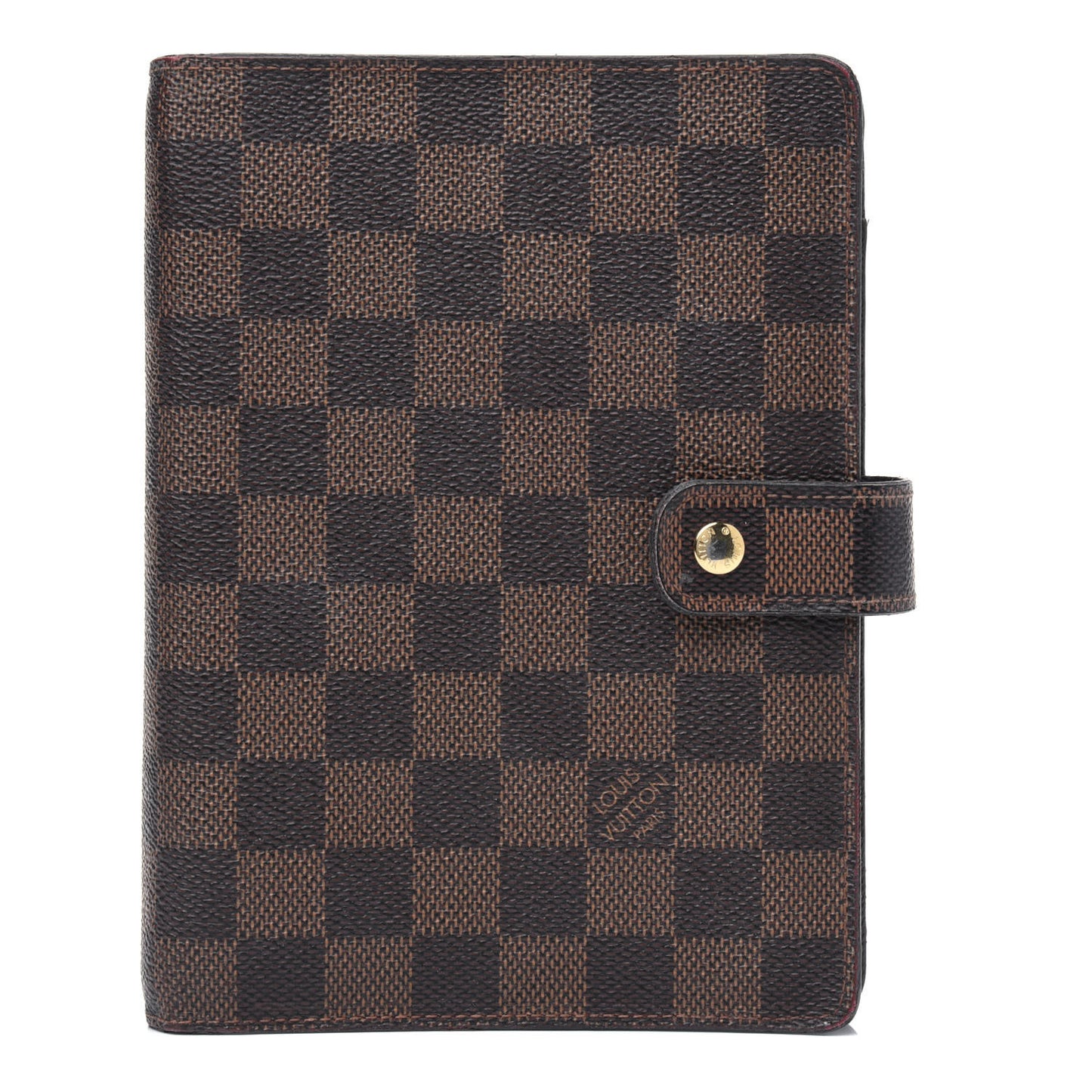 Damier Ebene Medium Ring Agenda Cover
