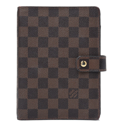 Louis Vuitton Damier Ebene Medium Ring Agenda Cover 1 of 5