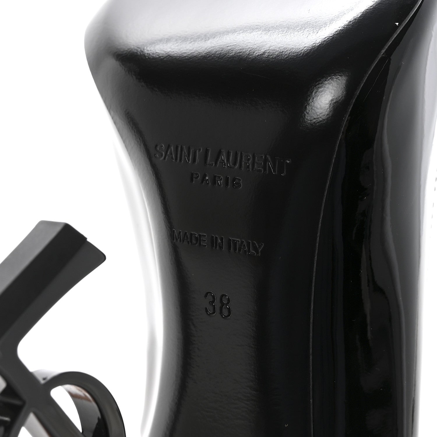 Saint Laurent Patent Opyum 110 Pumps 38 Black 7 of 10