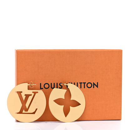 Louis Vuitton Perfect Match Earrings Gold Silver 4 of 4