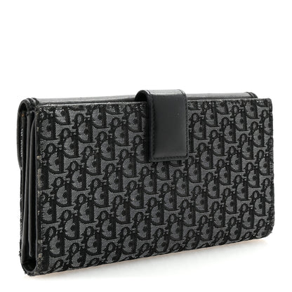 Christian Dior Monogram Horsebit Wallet Black 3 of 7