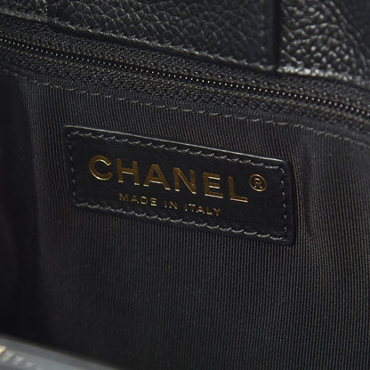 Chanel Calfskin Cerf Executive Shopper Tote Black 8 of 13