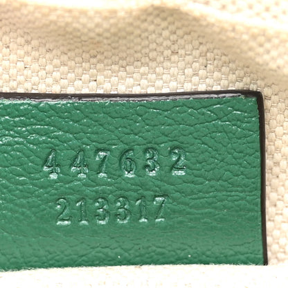 Gucci Azalea Calfskin Enamel Matelasse Diagonal Small Torchon GG Marmont Chain Shoulder Bag New Shamarock Emerald 7 of 10
