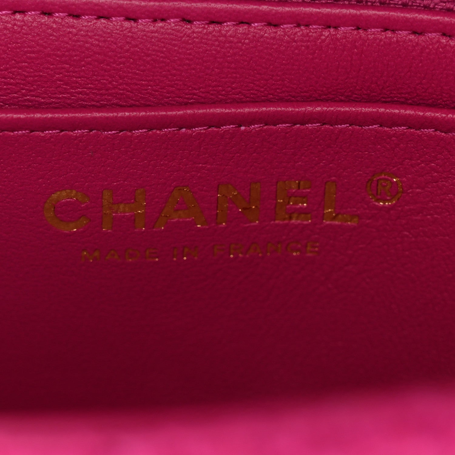 Chanel Tweed Quilted Mini Rectangular Flap Fuchsia 6 of 11