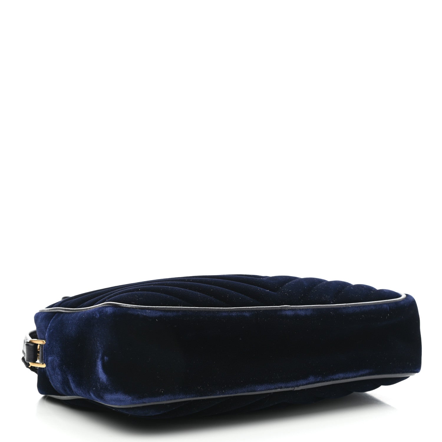 Saint Laurent Velvet Matelasse Monogram Lou Camera Bag Navy 4 of 10