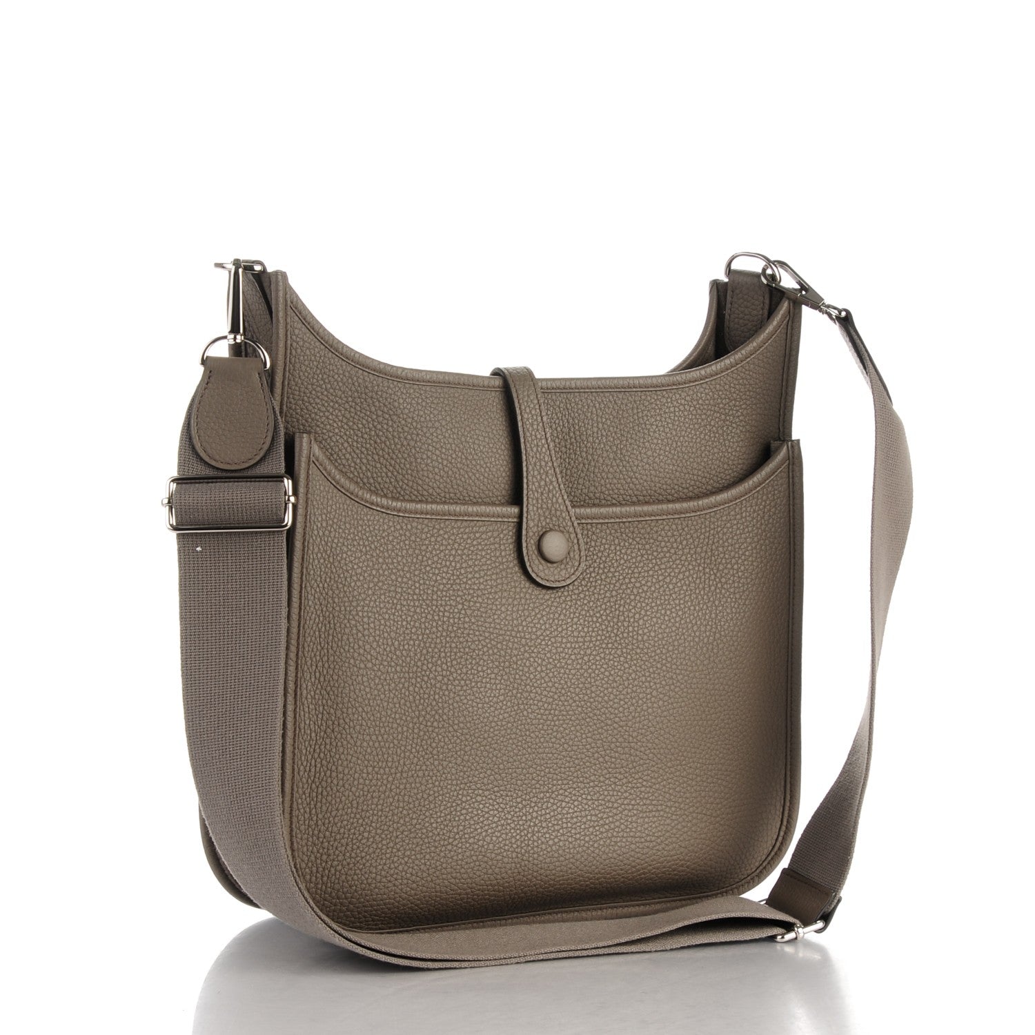 Hermes Taurillon Clemence Evelyne III PM Etain 3 of 7